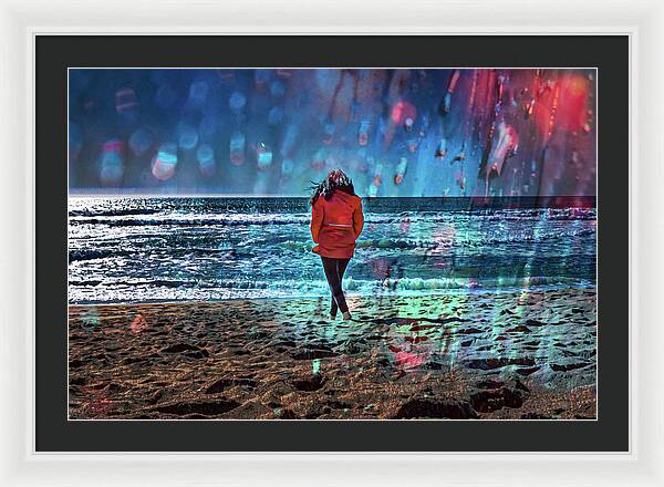 Dance in the Rain - Framed Print