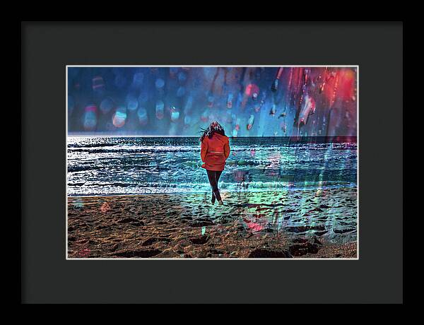 Dance in the Rain - Framed Print