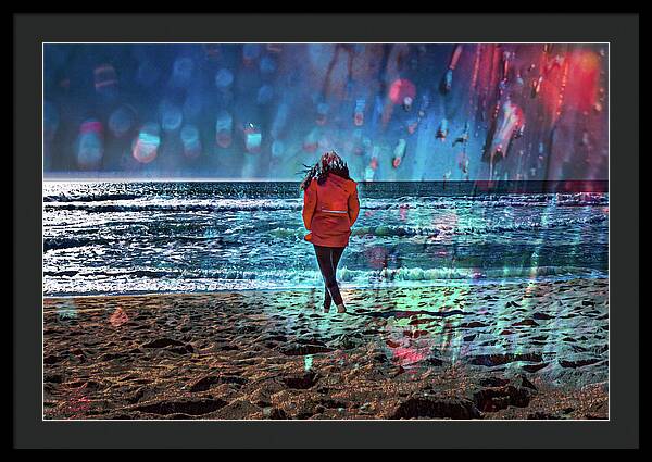 Dance in the Rain - Framed Print