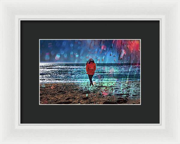 Dance in the Rain - Framed Print