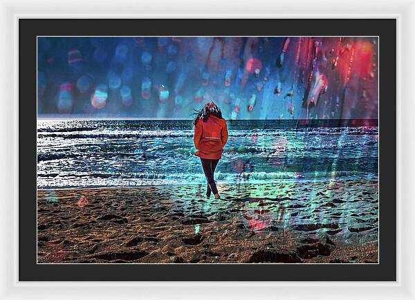 Dance in the Rain - Framed Print