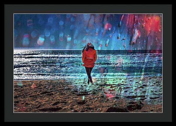 Dance in the Rain - Framed Print