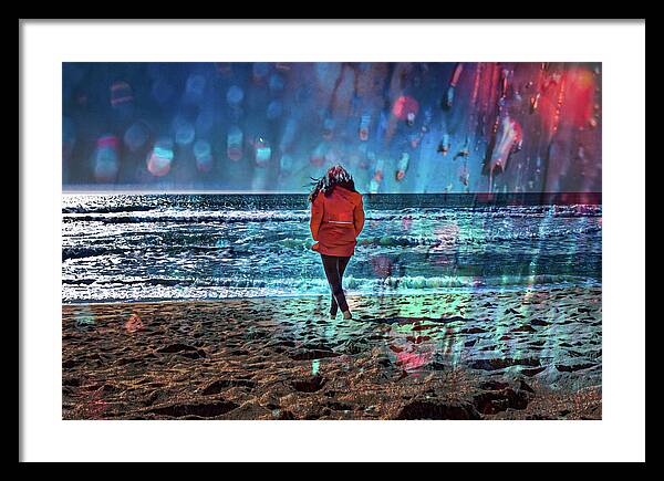 Dance in the Rain - Framed Print