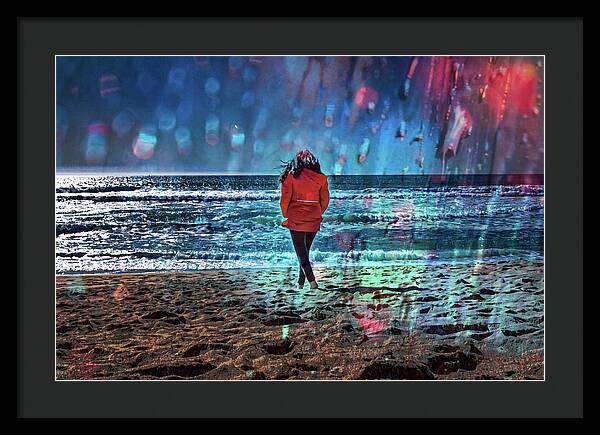 Dance in the Rain - Framed Print