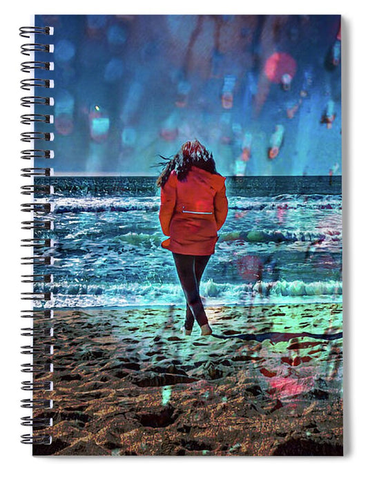 Dance in the Rain  - Spiral Notebook