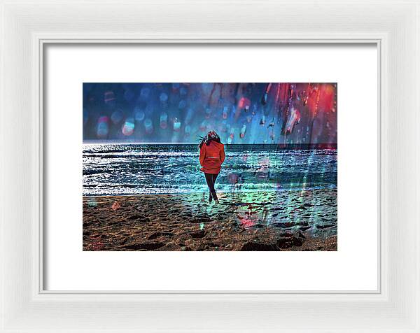 Dance in the Rain - Framed Print