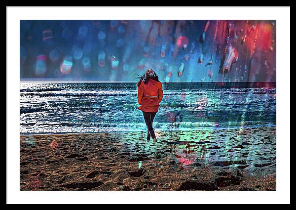 Dance in the Rain - Framed Print