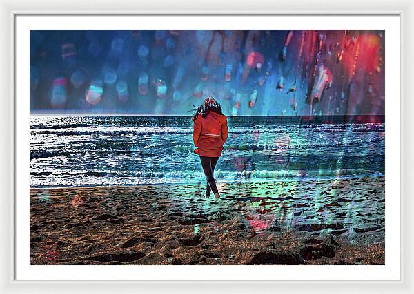 Dance in the Rain - Framed Print