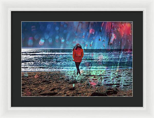 Dance in the Rain - Framed Print