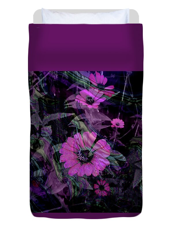 Dark Pinks Flowers and Patterns - Duvet Cover