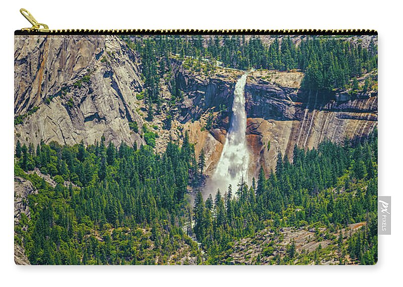 Double Waterfall in Glacier Point - Zip Pouch