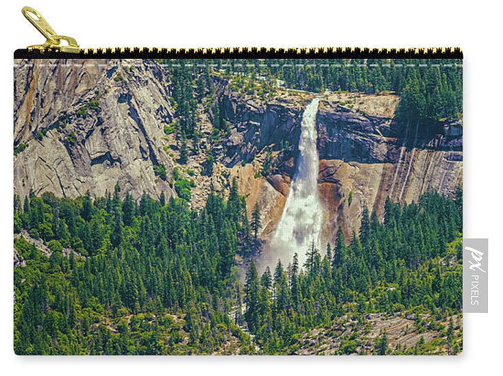 Double Waterfall in Glacier Point - Zip Pouch