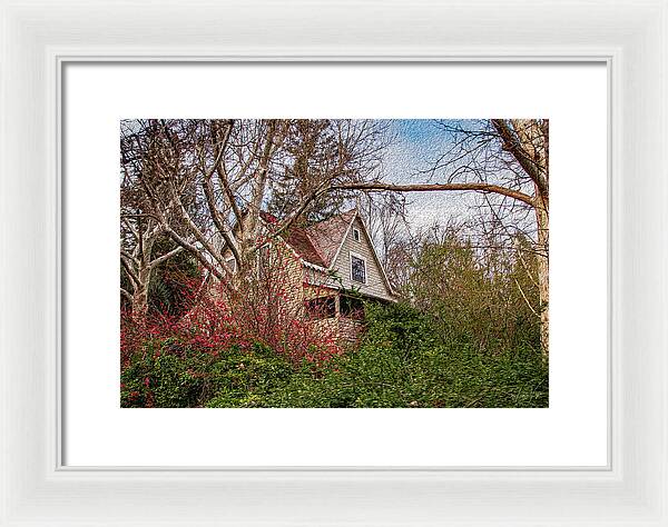 Dreamy Home Landscape - Framed Print