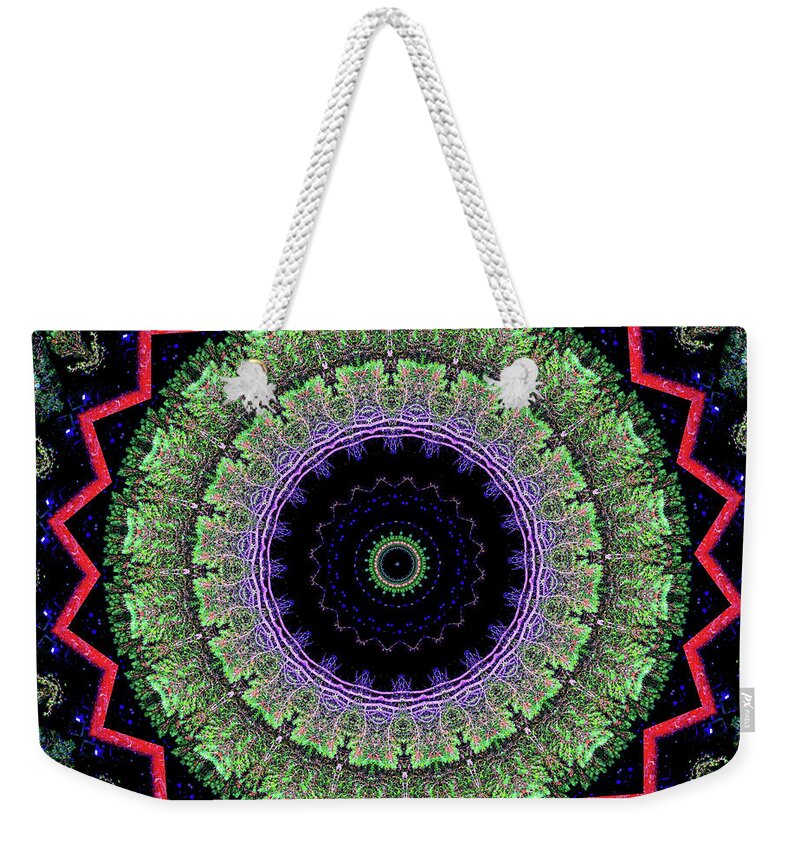 Eccentric Geometric Mandala - Weekender Tote Bag