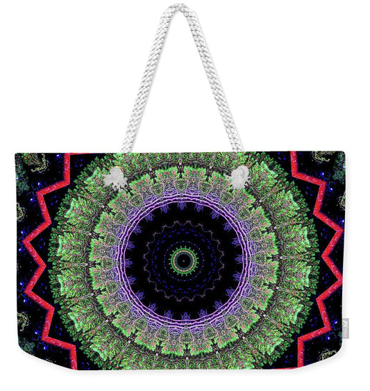 Eccentric Geometric Mandala - Weekender Tote Bag