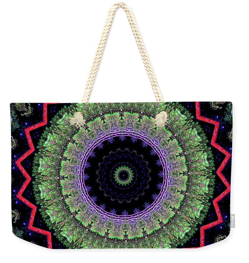 Eccentric Geometric Mandala - Weekender Tote Bag