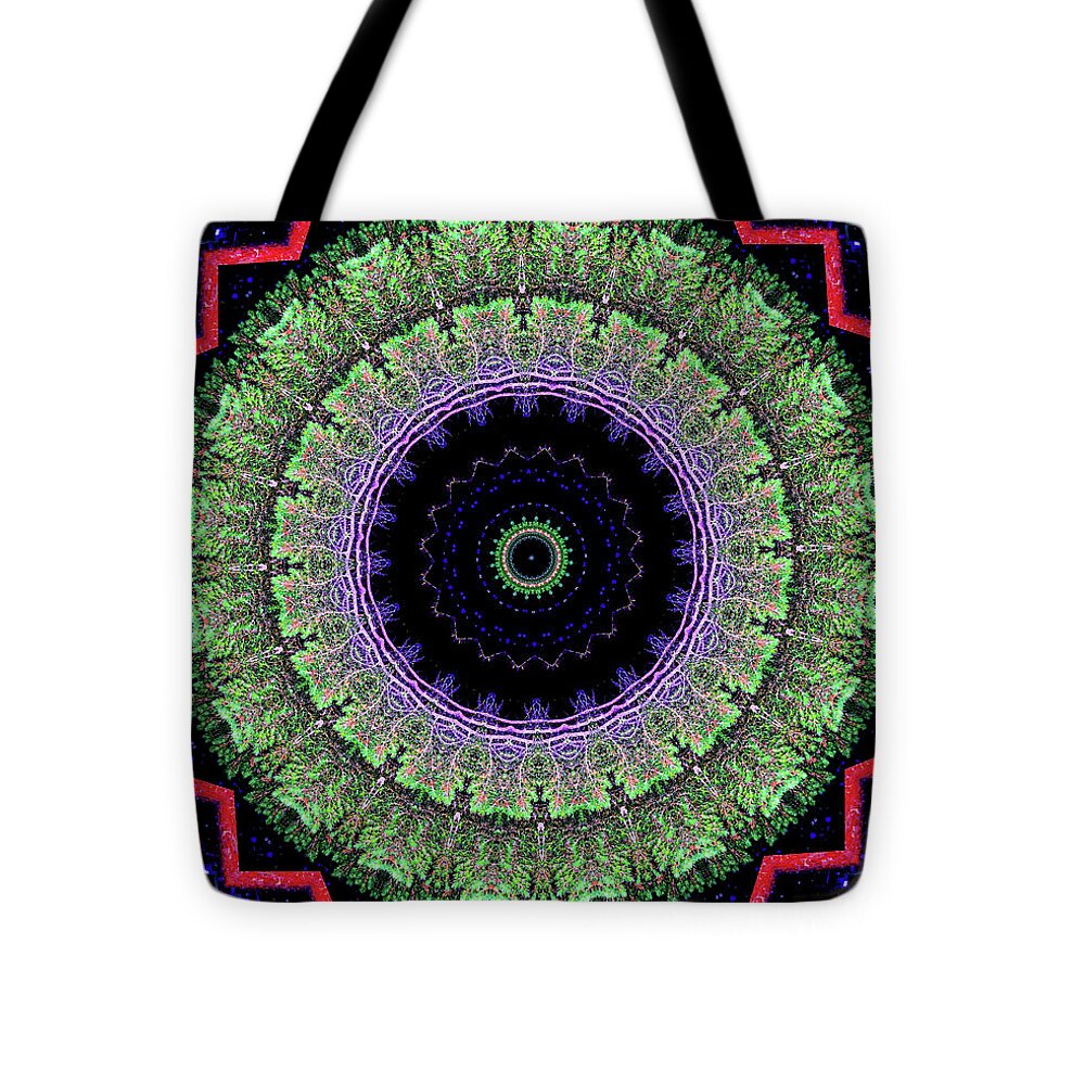 Eccentric Geometric Mandala - Tote Bag
