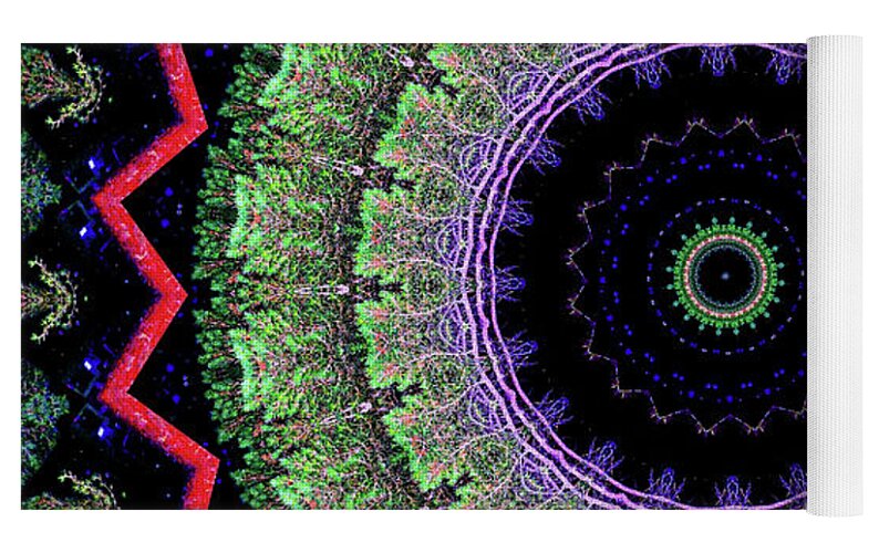 Eccentric Geometric Mandala - Yoga Mat