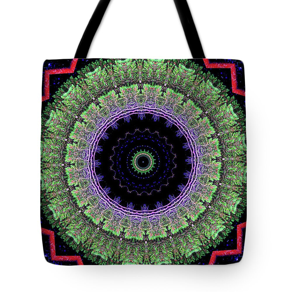 Eccentric Geometric Mandala - Tote Bag