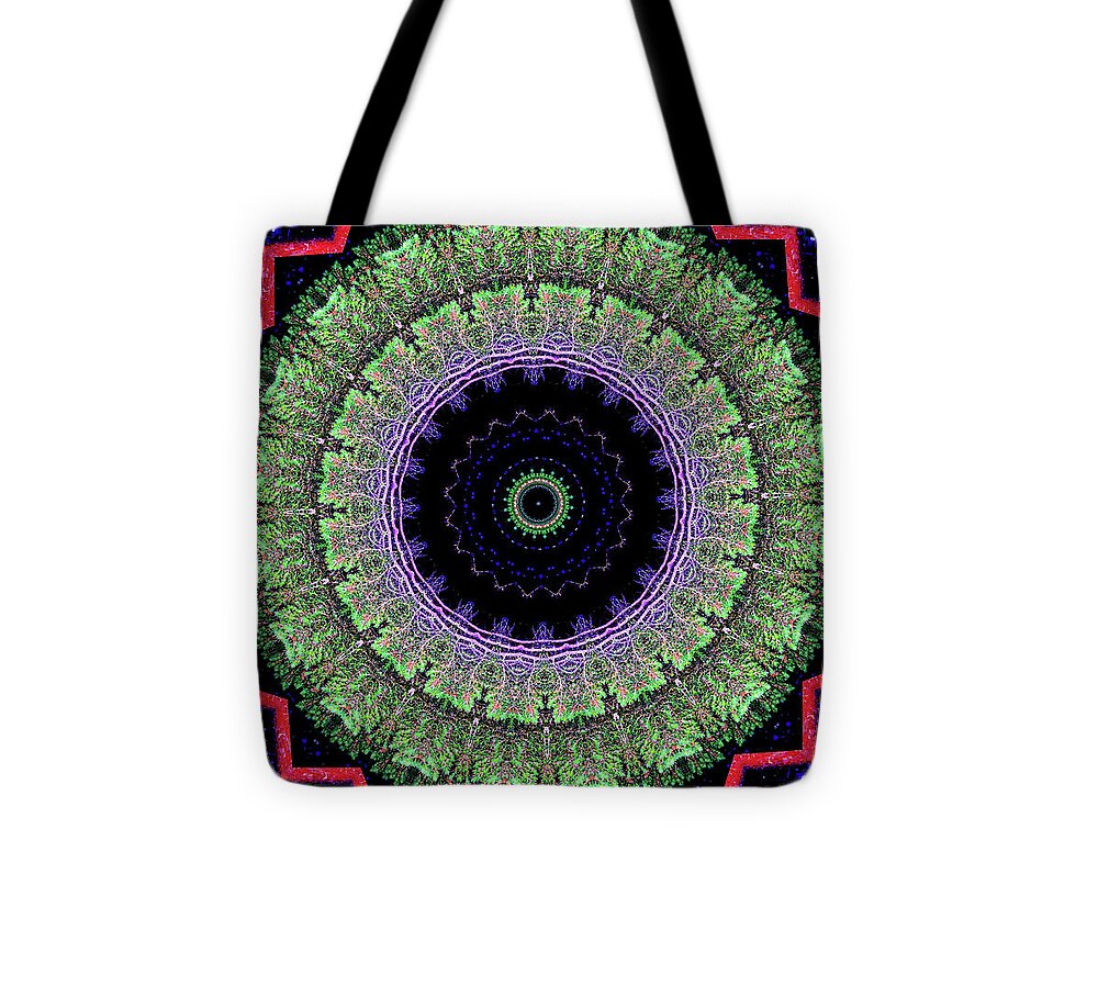 Eccentric Geometric Mandala - Tote Bag