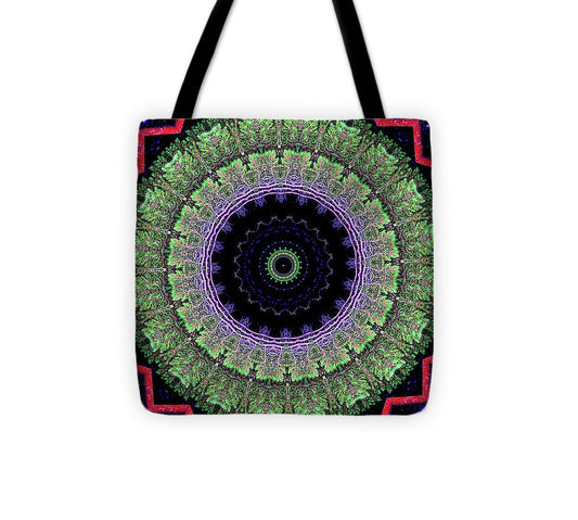 Eccentric Geometric Mandala - Tote Bag