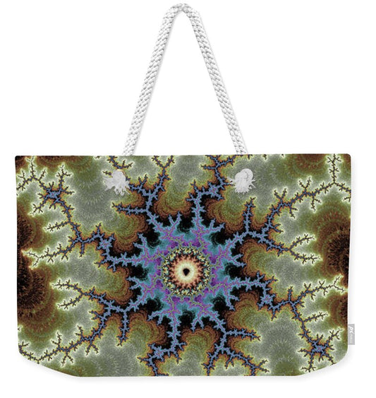 Electric Rays of Fractals Abstracts - Weekender Tote Bag