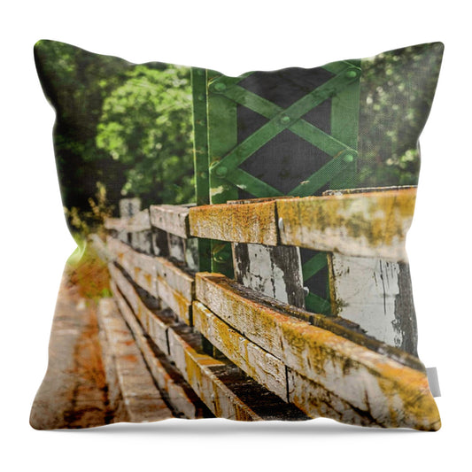 Fancy Artistic Old Bridge - Throw Pillow