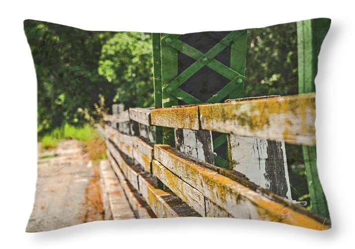 Fancy Artistic Old Bridge - Throw Pillow