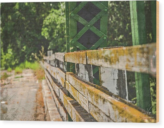 Fancy Artistic Old Bridge - Wood Print