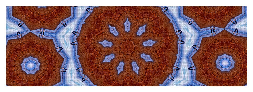 Flower Snowflake Mandala - Yoga Mat