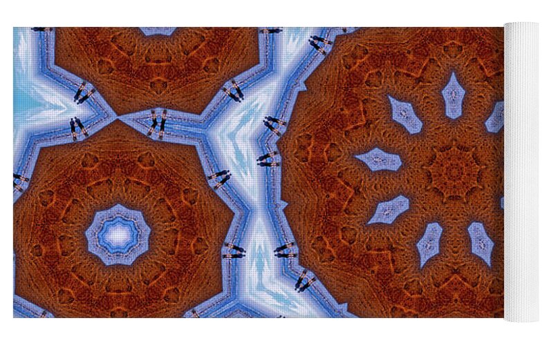 Flower Snowflake Mandala - Yoga Mat