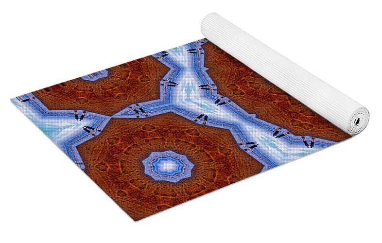 Flower Snowflake Mandala - Yoga Mat