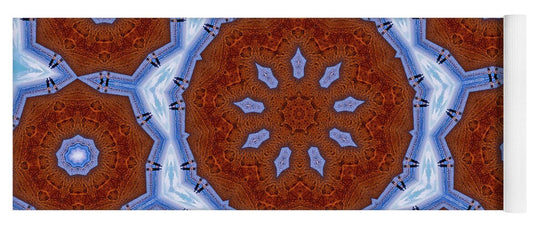 Flower Snowflake Mandala - Yoga Mat