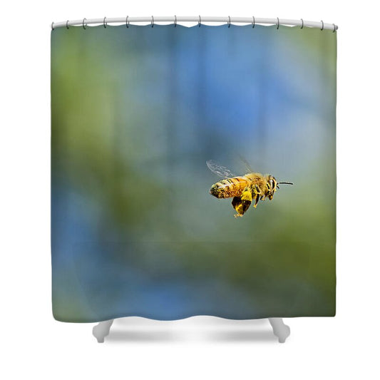 Flying Bee - Shower Curtain