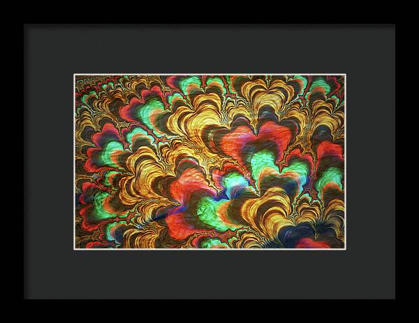 Fractal Abstracts of Waves - Framed Print