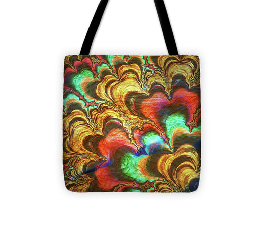 Fractal Abstracts of Waves - Tote Bag