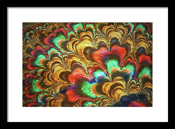 Fractal Abstracts of Waves - Framed Print