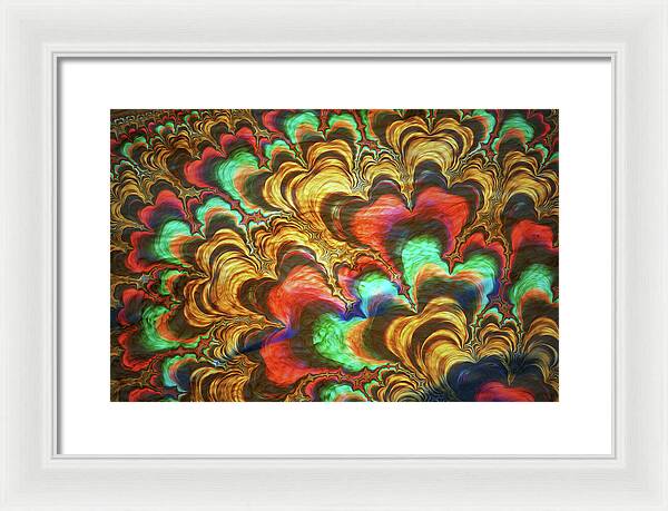 Fractal Abstracts of Waves - Framed Print