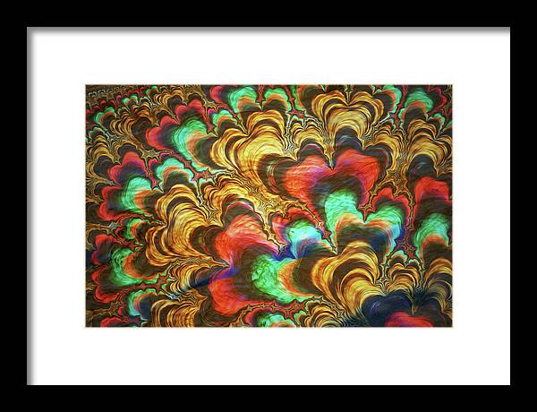 Fractal Abstracts of Waves - Framed Print