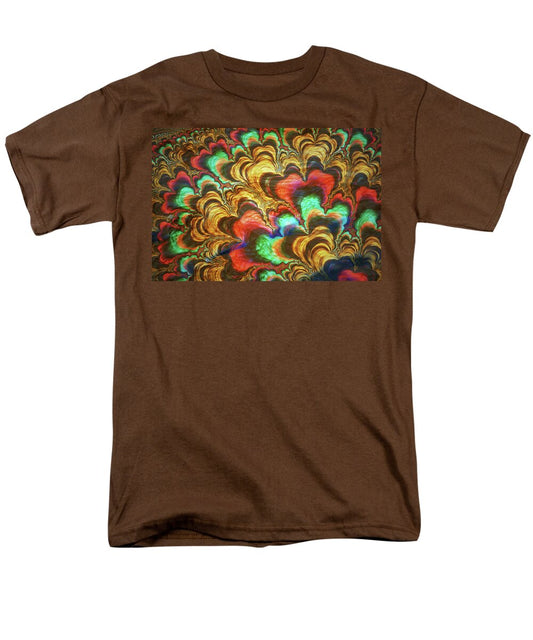 Fractal Abstracts of Waves - Men's T-Shirt  (Regular Fit)