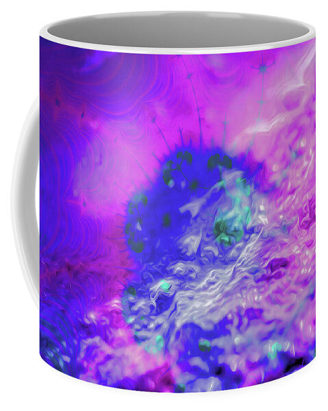Fractal art of Dark Purples and Magentas - Mug