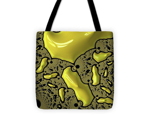 Fractals of Yellow Abstracts  - Tote Bag