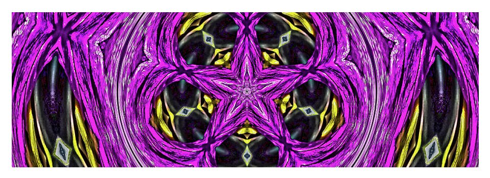 Frequency of a Pentagon Abstract  Art - Yoga Mat