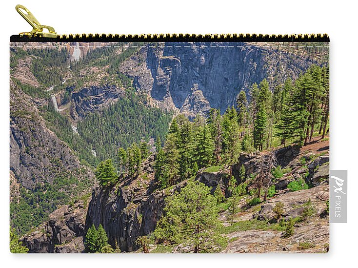 Glacier Point High Above Scene - Zip Pouch