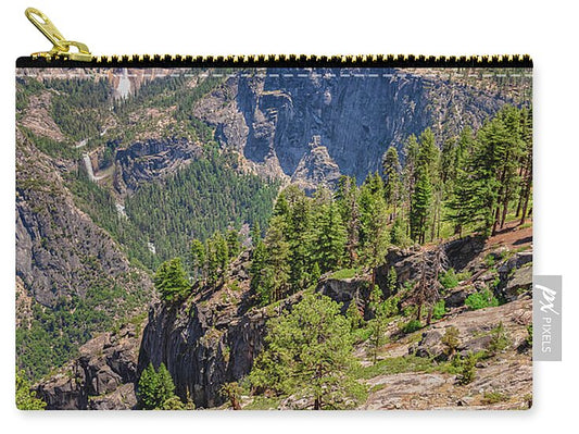 Glacier Point High Above Scene - Zip Pouch