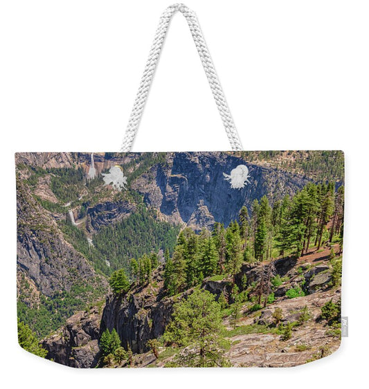 Glacier Point High Above Scene - Weekender Tote Bag