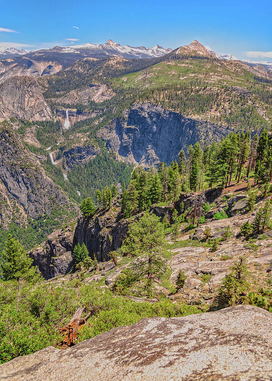 Glacier Point High Above Scene - Art Print