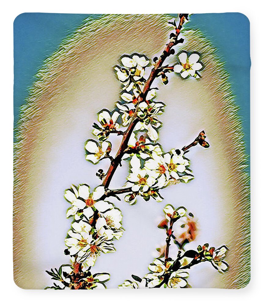 Glory of Blooms Art - Blanket