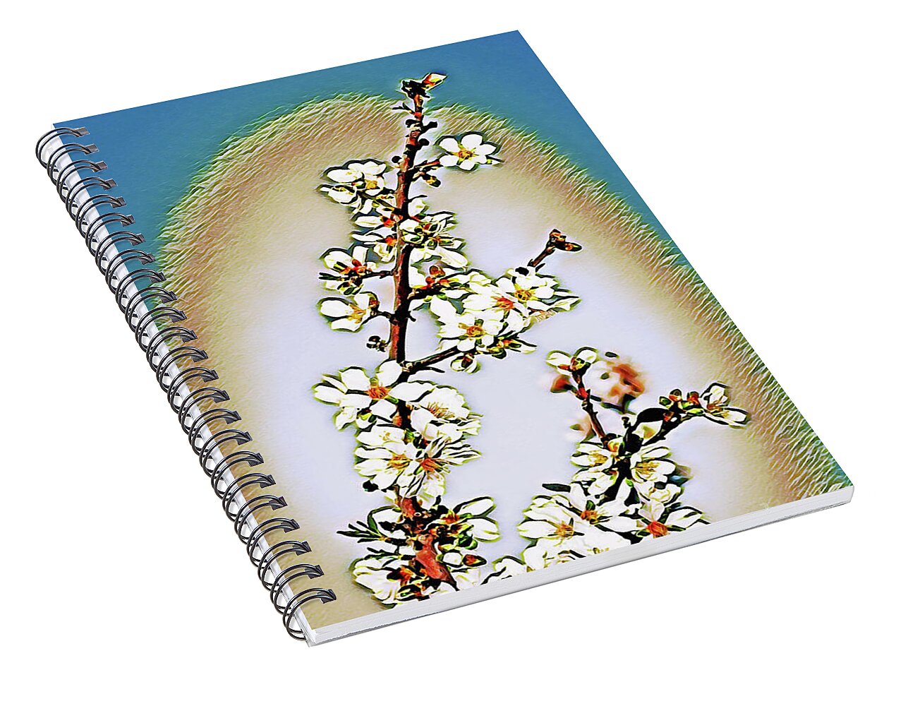 Glory of Blooms Art - Spiral Notebook