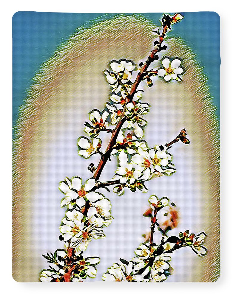 Glory of Blooms Art - Blanket